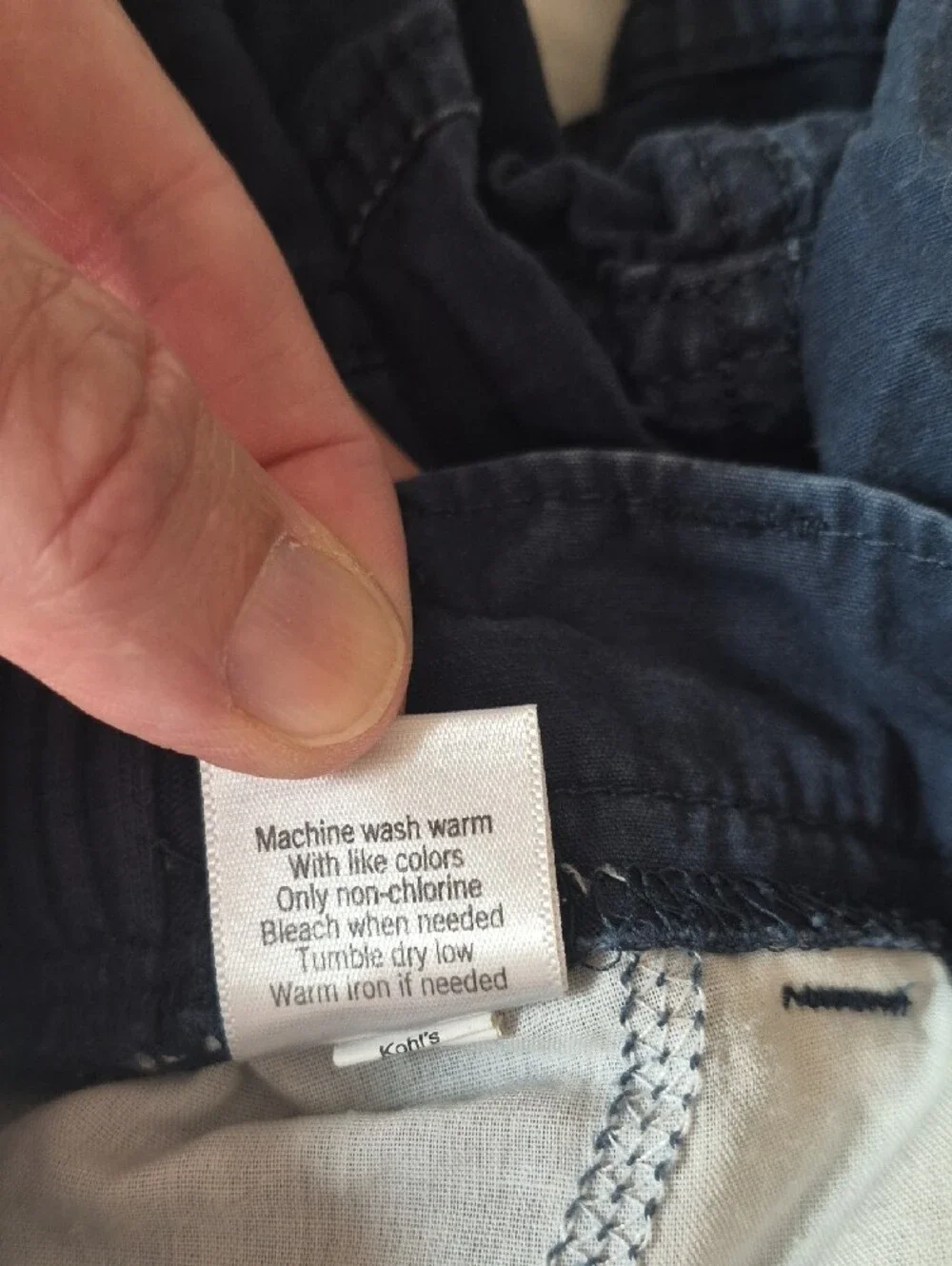 Sonoma Navy Blue Cargo Shorts